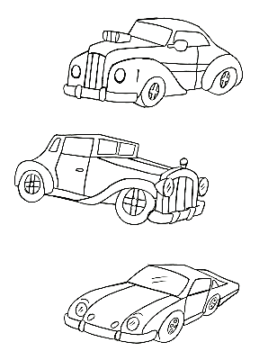 Desenhos de Carros Para Imprimir e Colorir - Desenhos Para Colorir