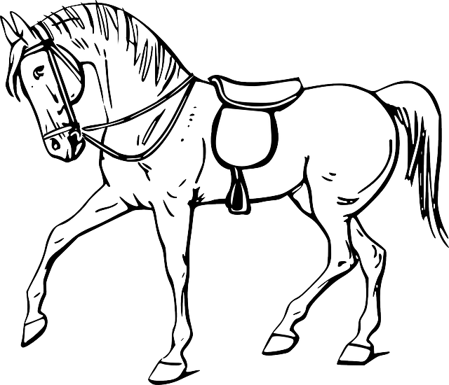 Desenhos de cavalos para colorir para crianças. imprima-os online  gratuitamente.