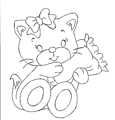 Desenhos de Gato para Colorir - Curso Completo de Pedagogia